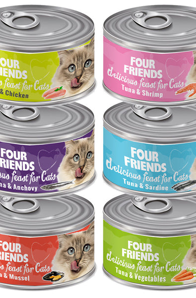 Mixed Cat Food Bundle - 24 Can